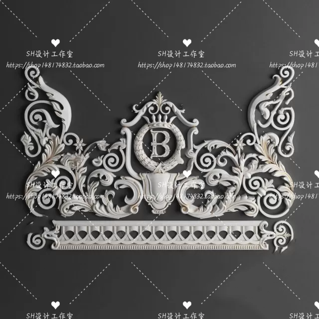 Decorative Plaster – 3D Models – 0034