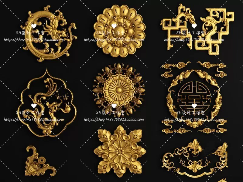 Decorative Plaster – 3D Models – 0047