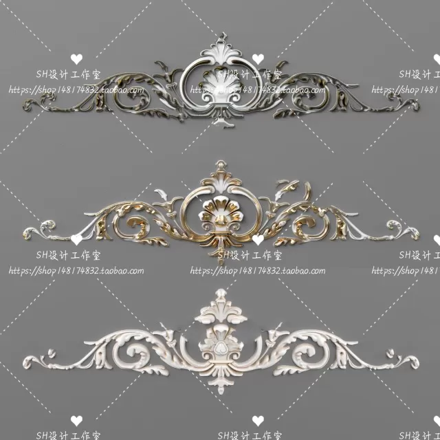 Decorative Plaster – 3D Models – 0049