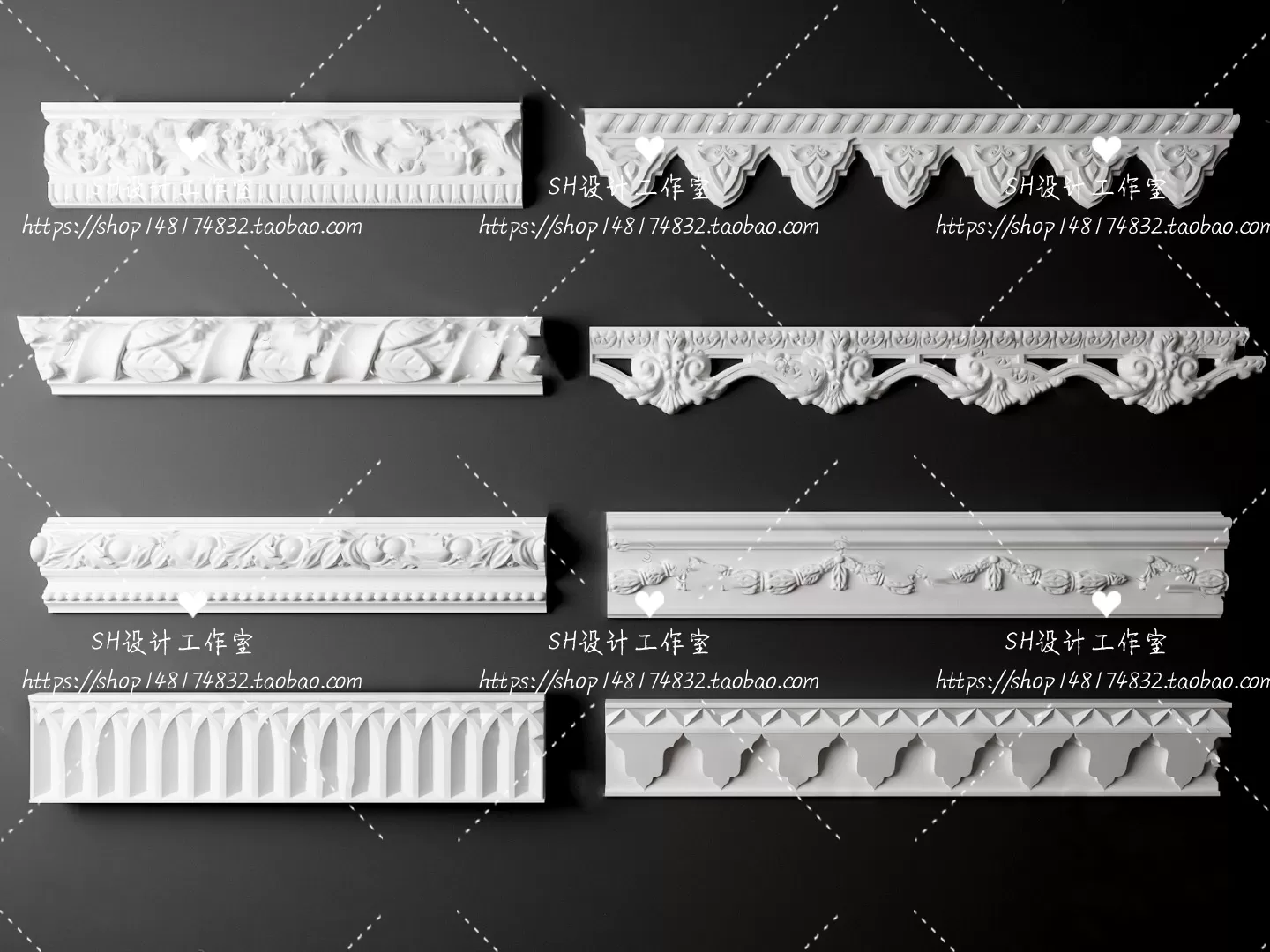 Decorative Plaster – 3D Models – 0056