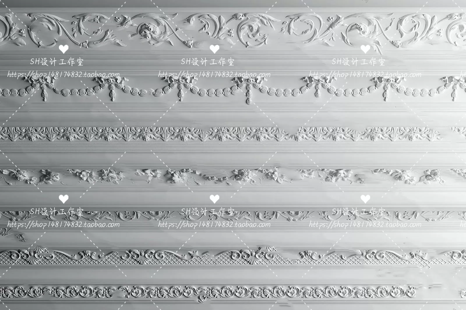 Decorative Plaster – 3D Models – 0064