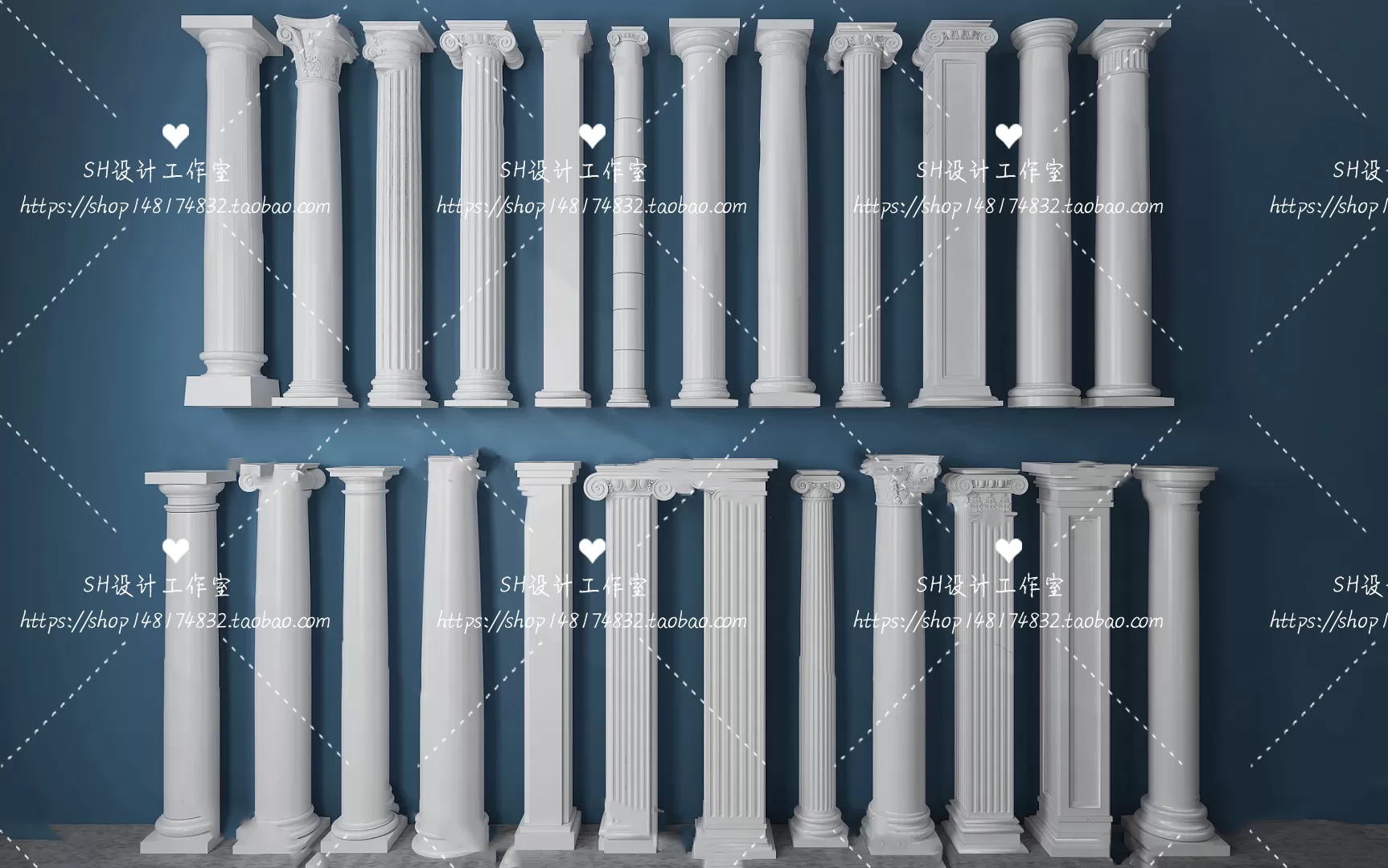 Decorative Plaster – 3D Models – 0105