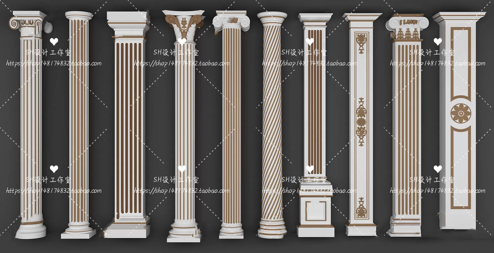 Decorative Plaster – 3D Models – 0113