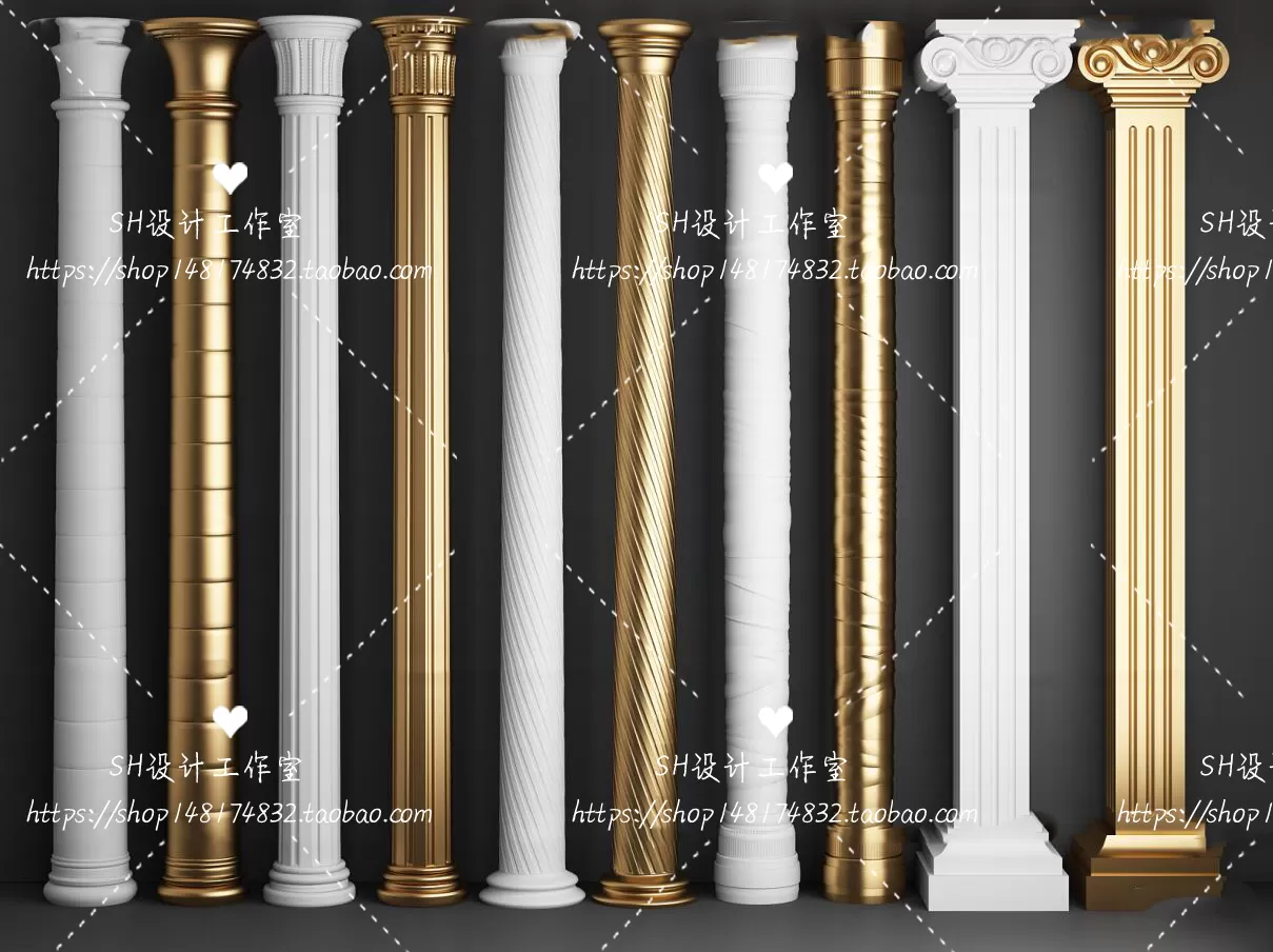 Decorative Plaster – 3D Models – 0115