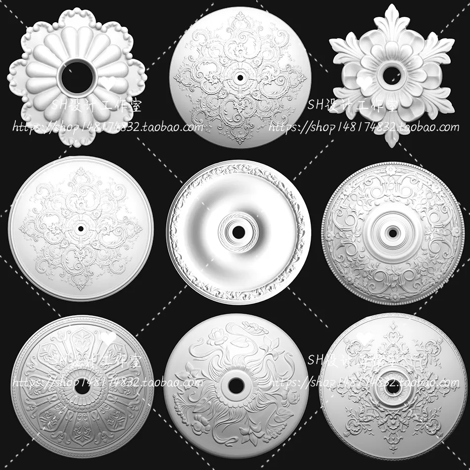 Decorative Plaster – 3D Models – 0120