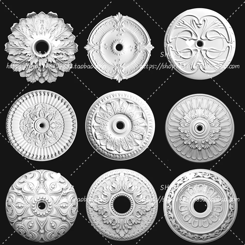 Decorative Plaster – 3D Models – 0127