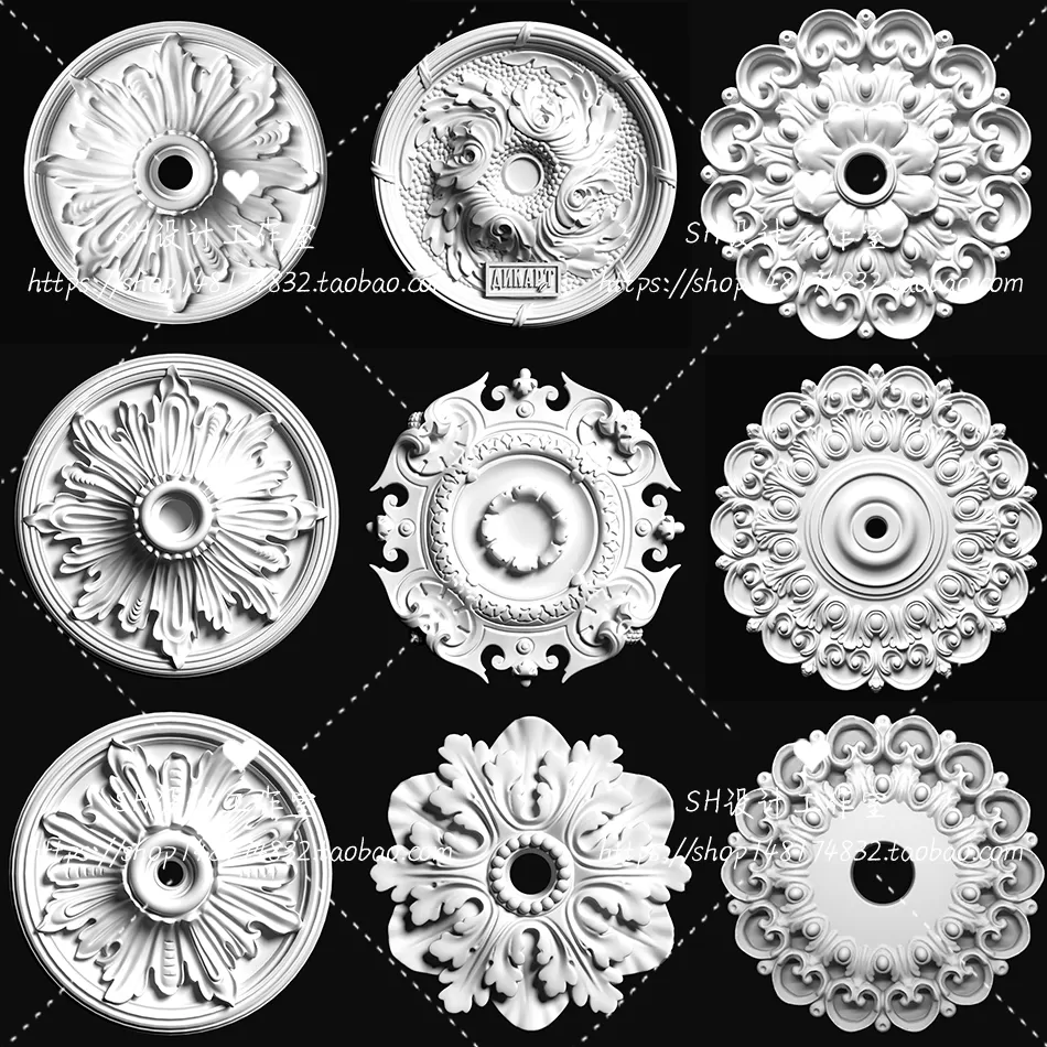 Decorative Plaster – 3D Models – 0128