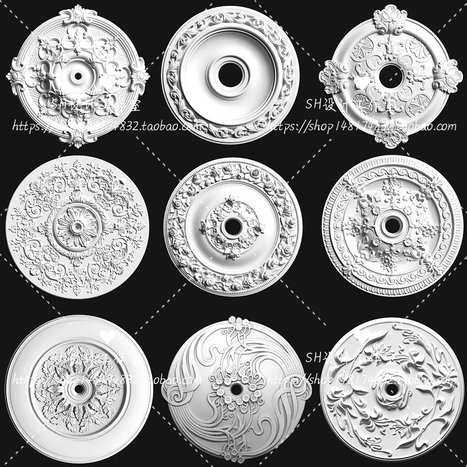 Decorative Plaster – 3D Models – 0129