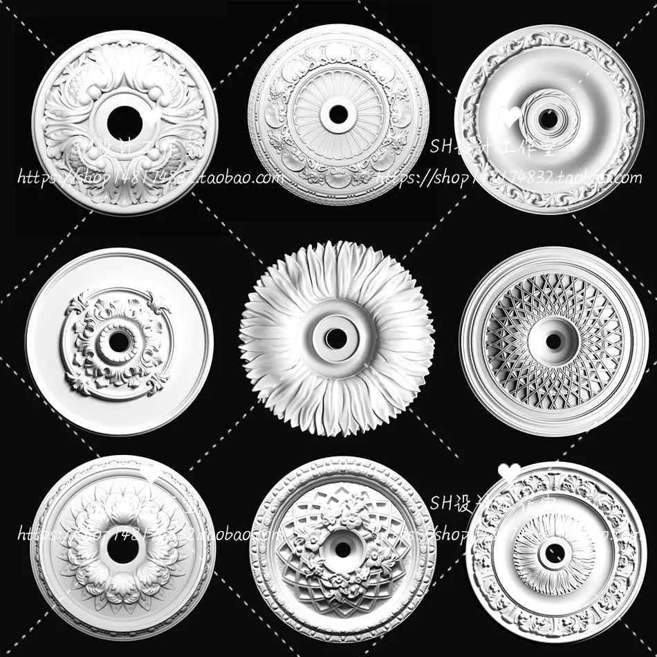 Decorative Plaster – 3D Models – 0130