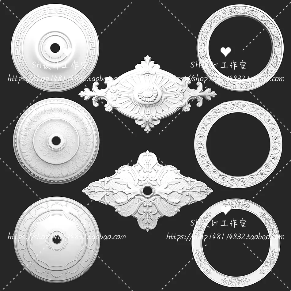 Decorative Plaster – 3D Models – 0132