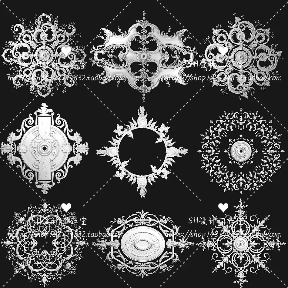 Decorative Plaster – 3D Models – 0133