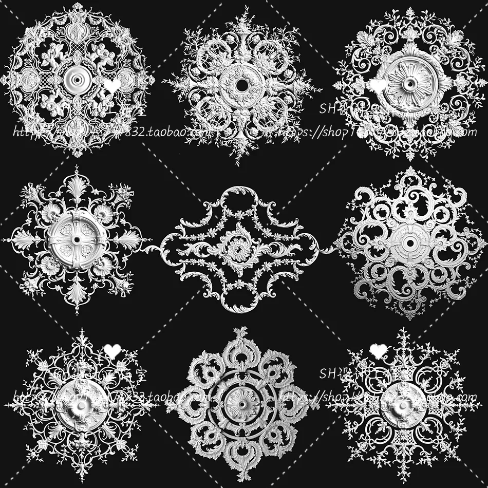 Decorative Plaster – 3D Models – 0134