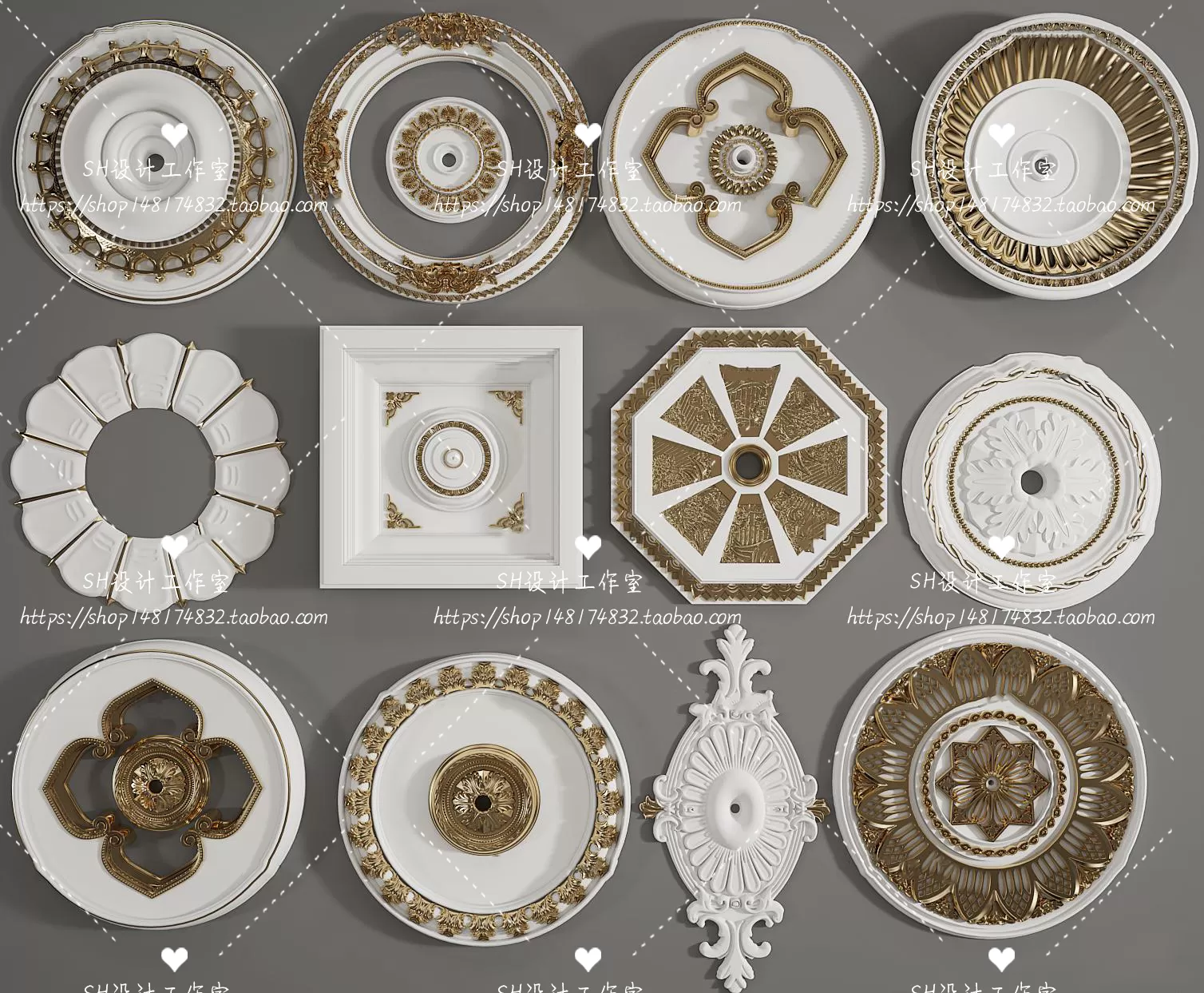 Decorative Plaster – 3D Models – 0139