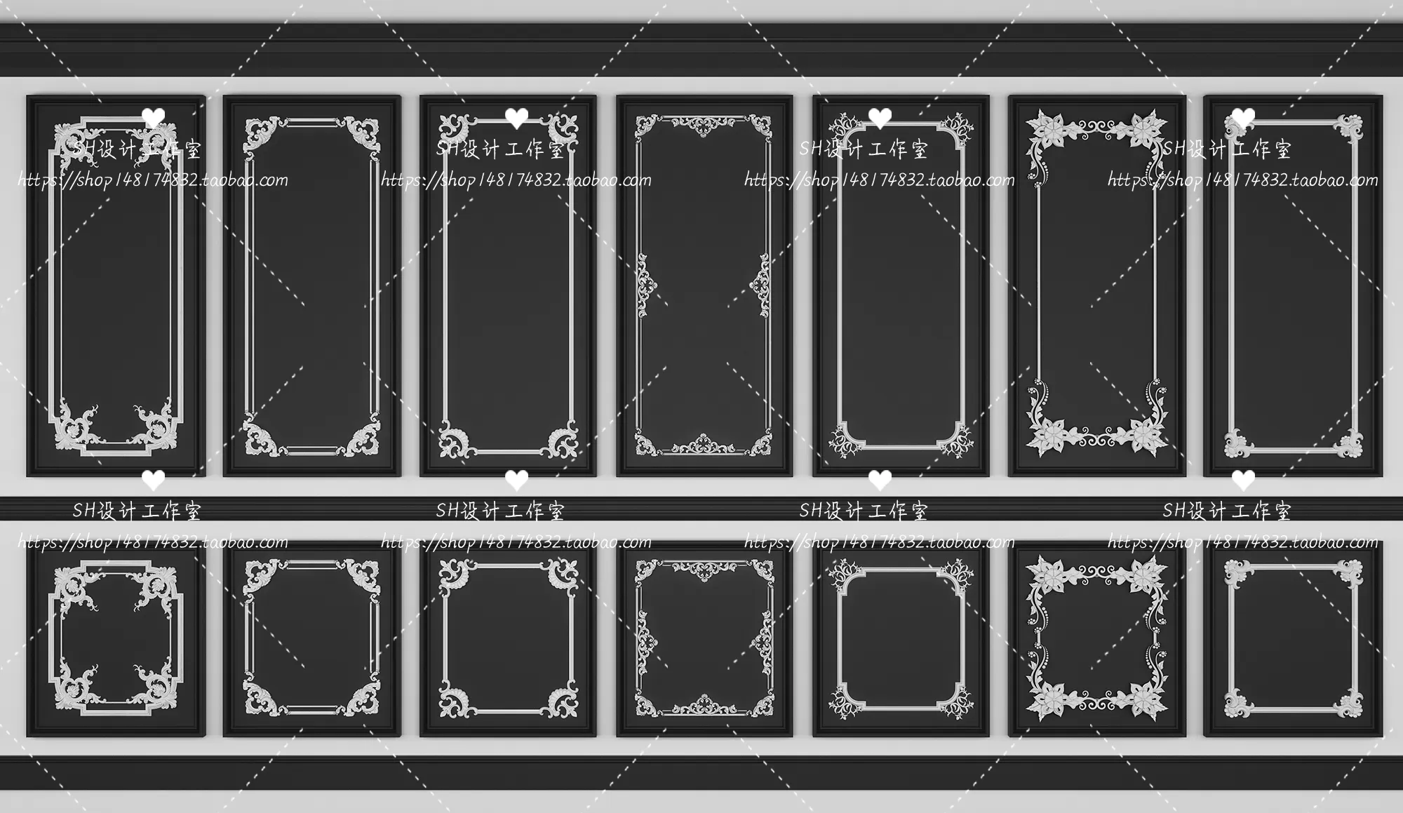 Decorative Plaster – 3D Models – 0170