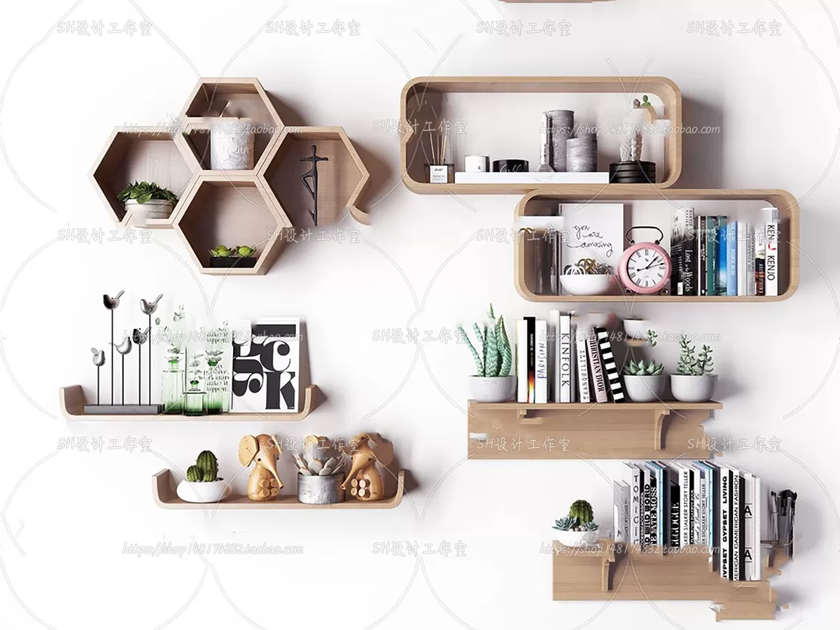Wall Cabinets – 3D Models – 0001