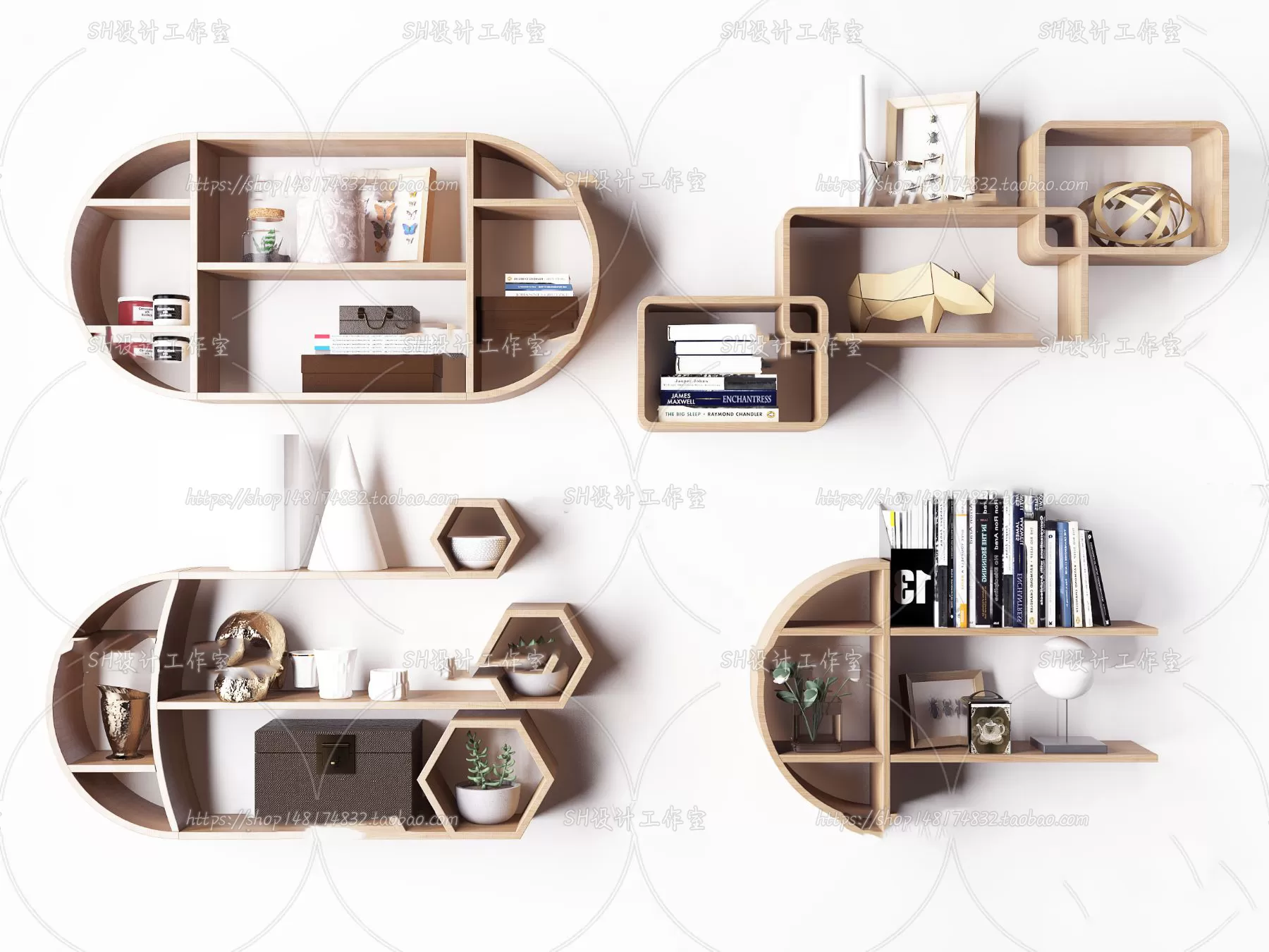 Wall Cabinets – 3D Models – 0002