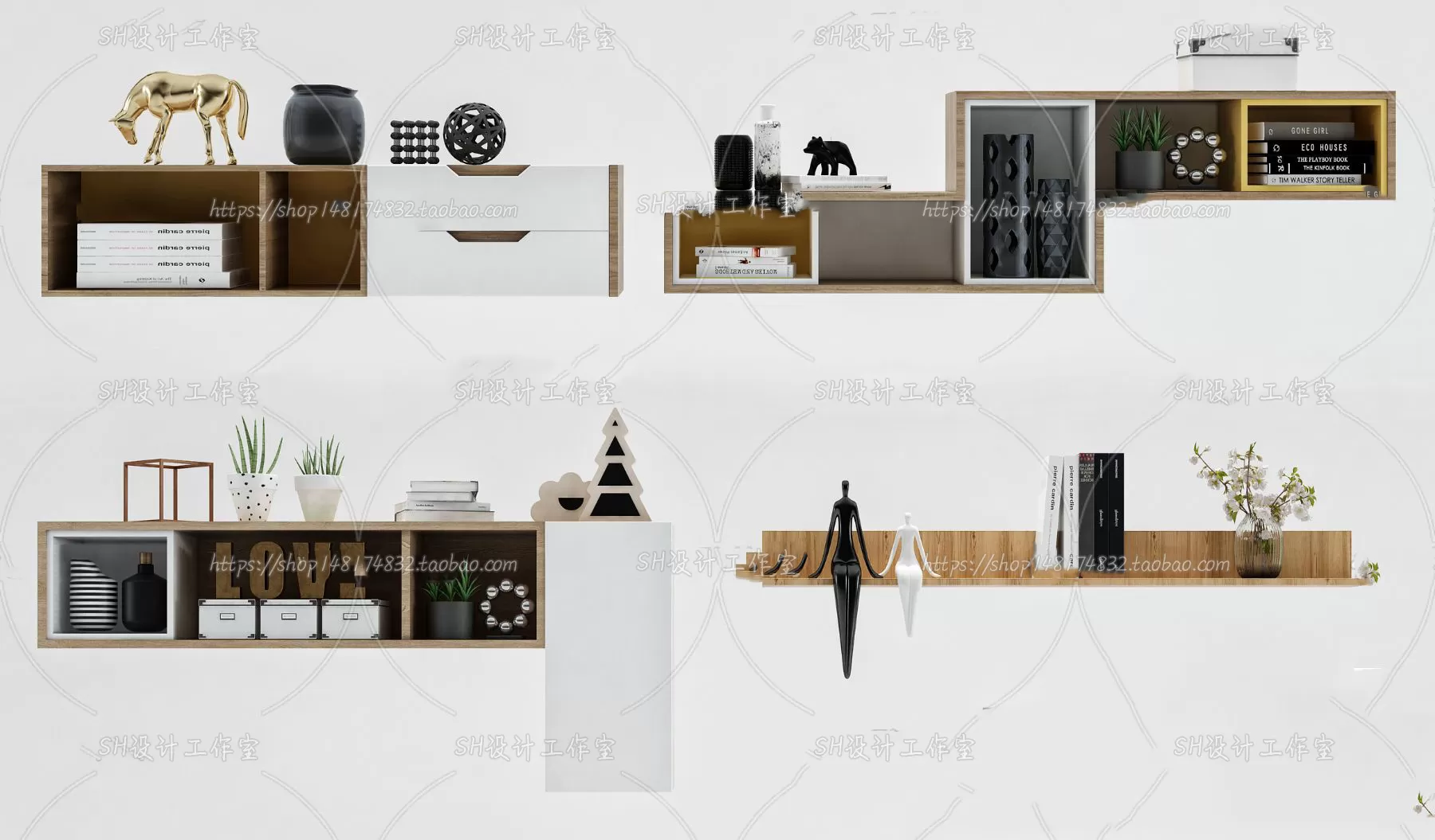 Wall Cabinets – 3D Models – 0005