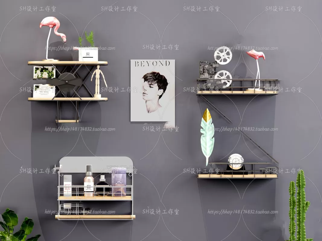 Wall Cabinets – 3D Models – 0009