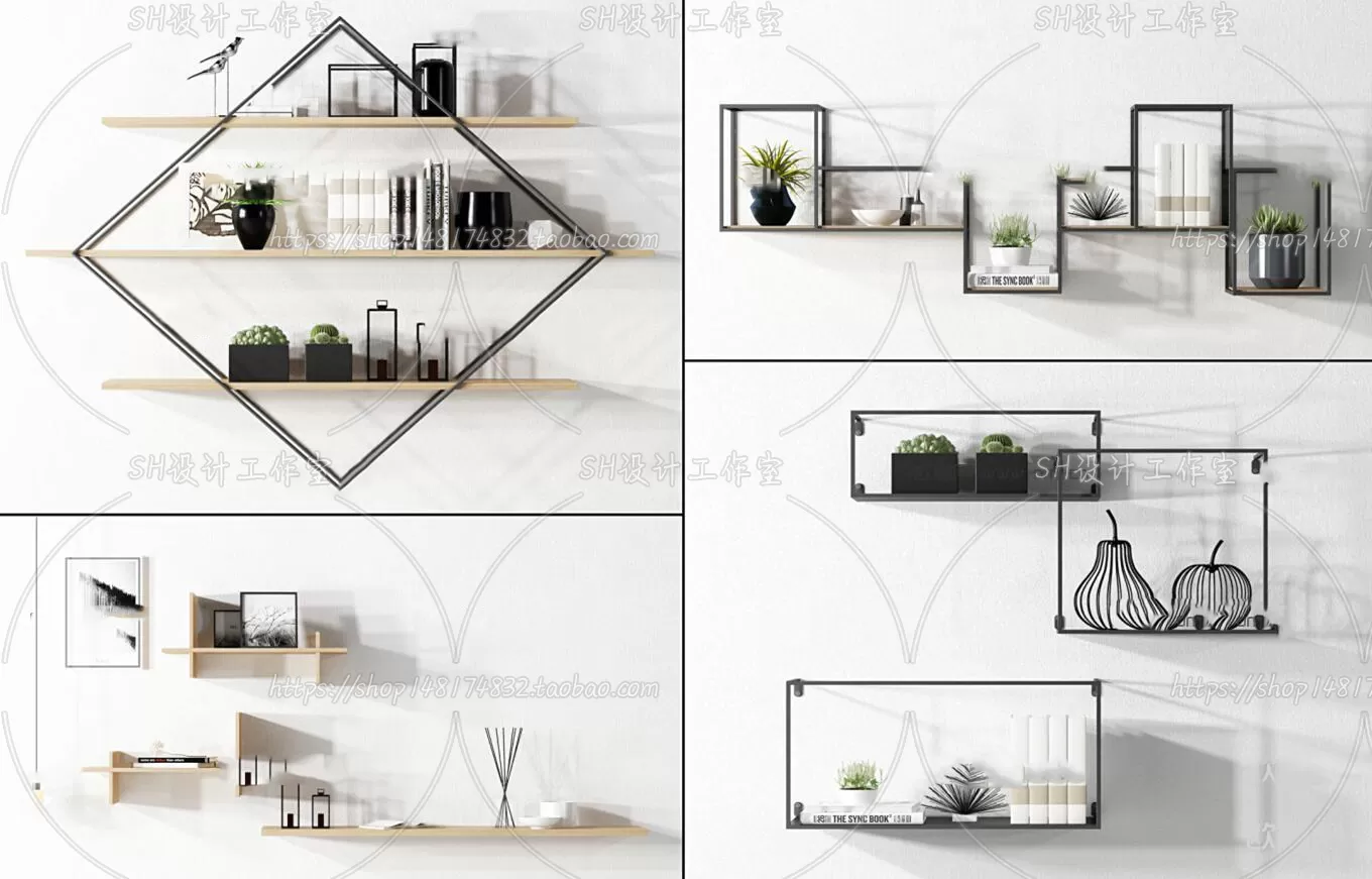 Wall Cabinets – 3D Models – 0011