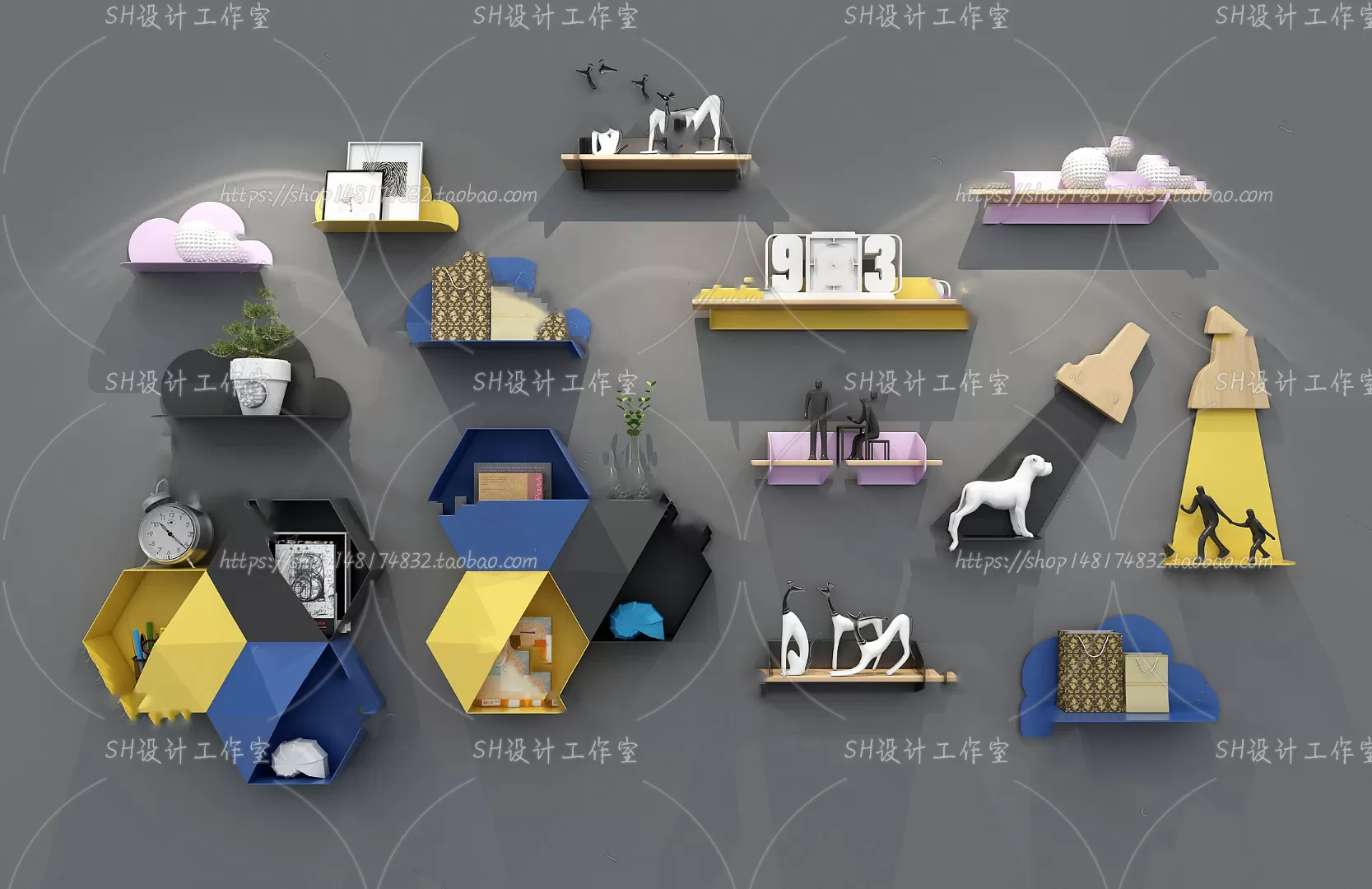 Wall Cabinets – 3D Models – 0017