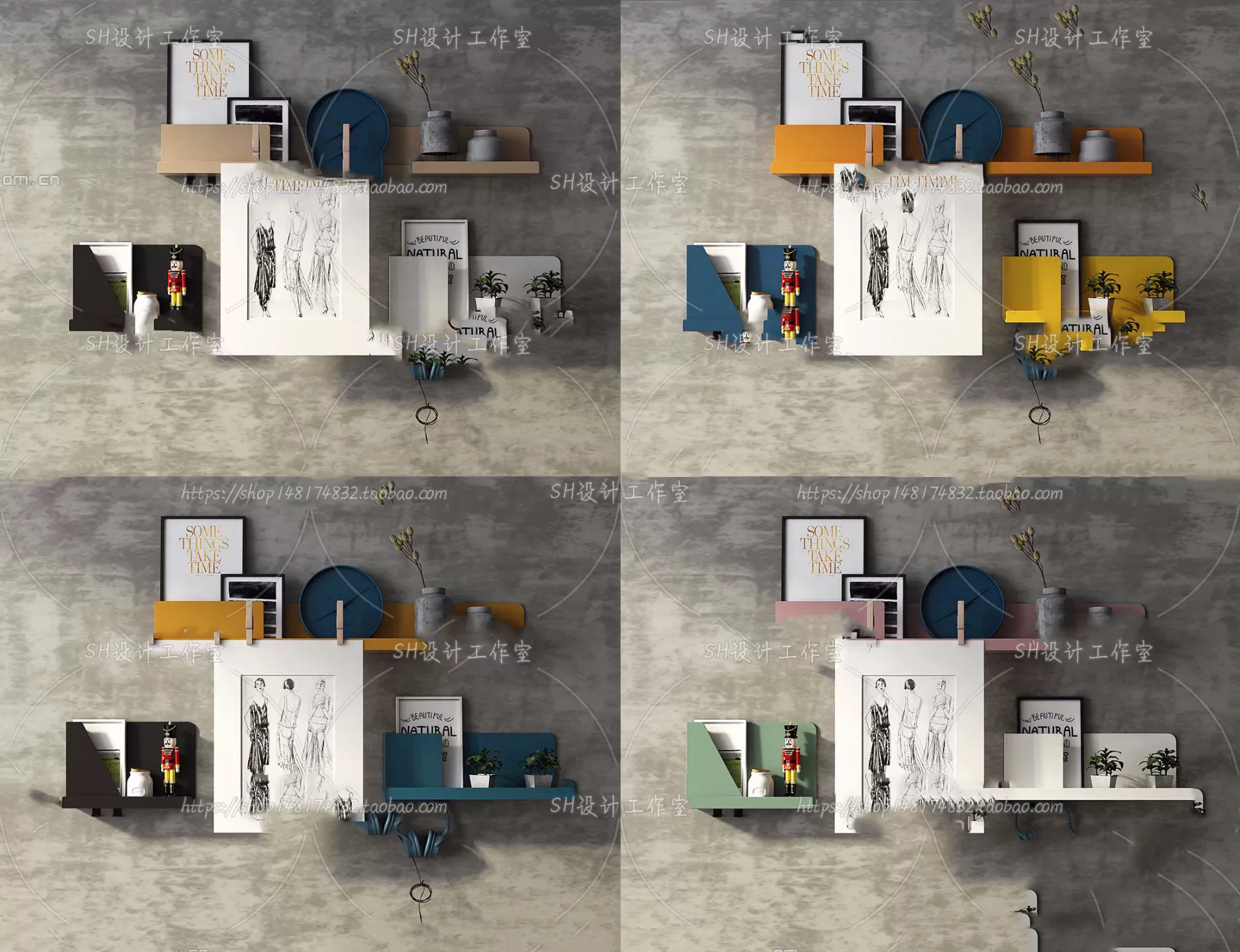 Wall Cabinets – 3D Models – 0025