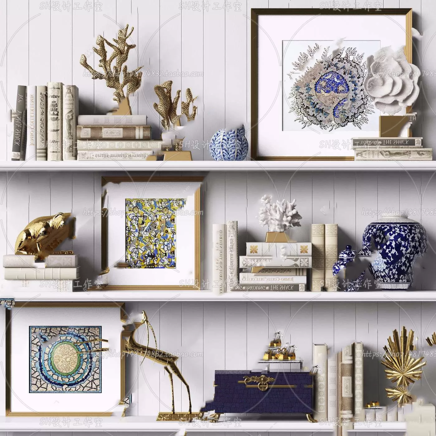 Wall Cabinets – 3D Models – 0034