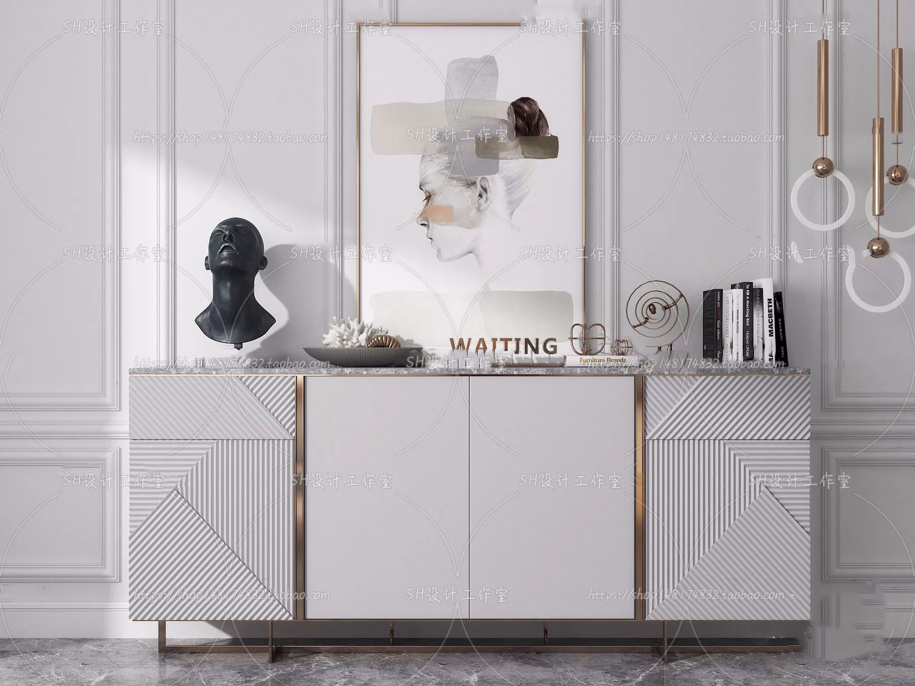 Side Cabinets – 3D Models – 0003