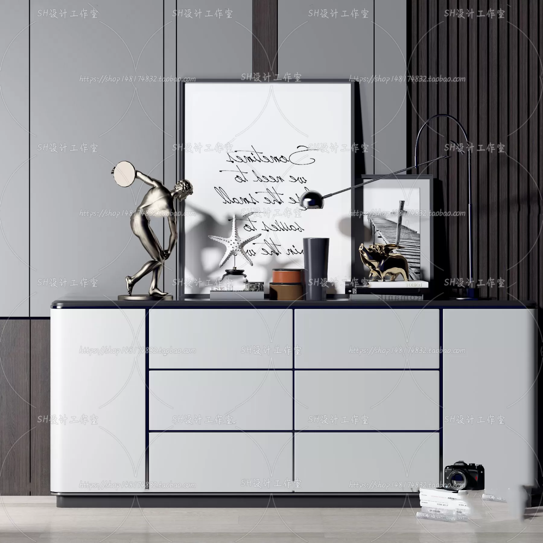 Side Cabinets – 3D Models – 0005