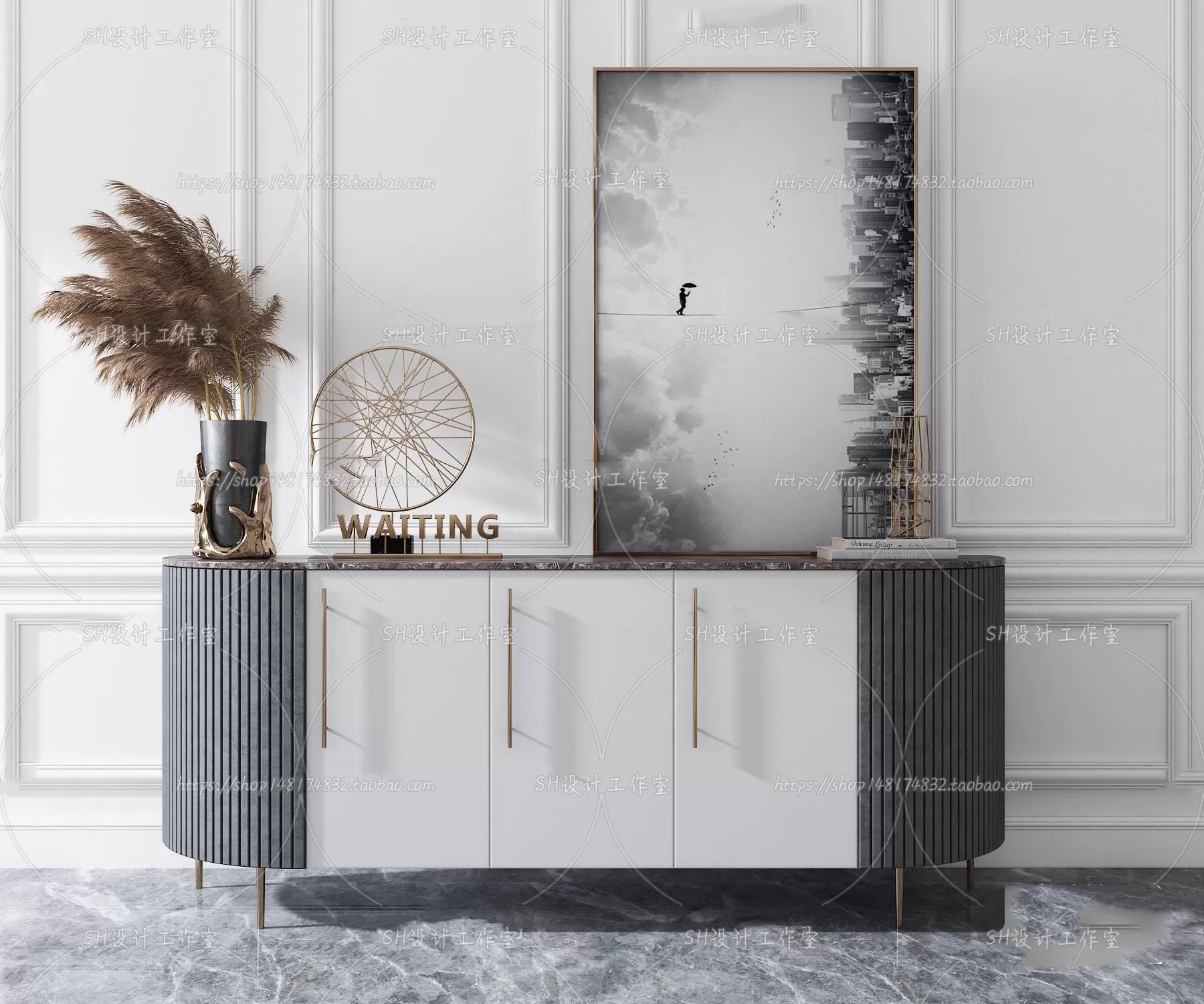 Side Cabinets – 3D Models – 0008