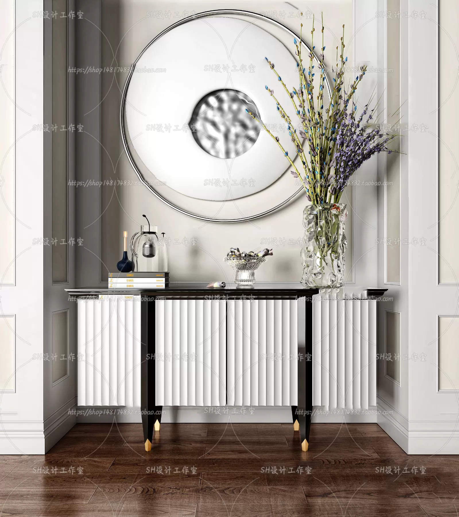 Side Cabinets – 3D Models – 0022