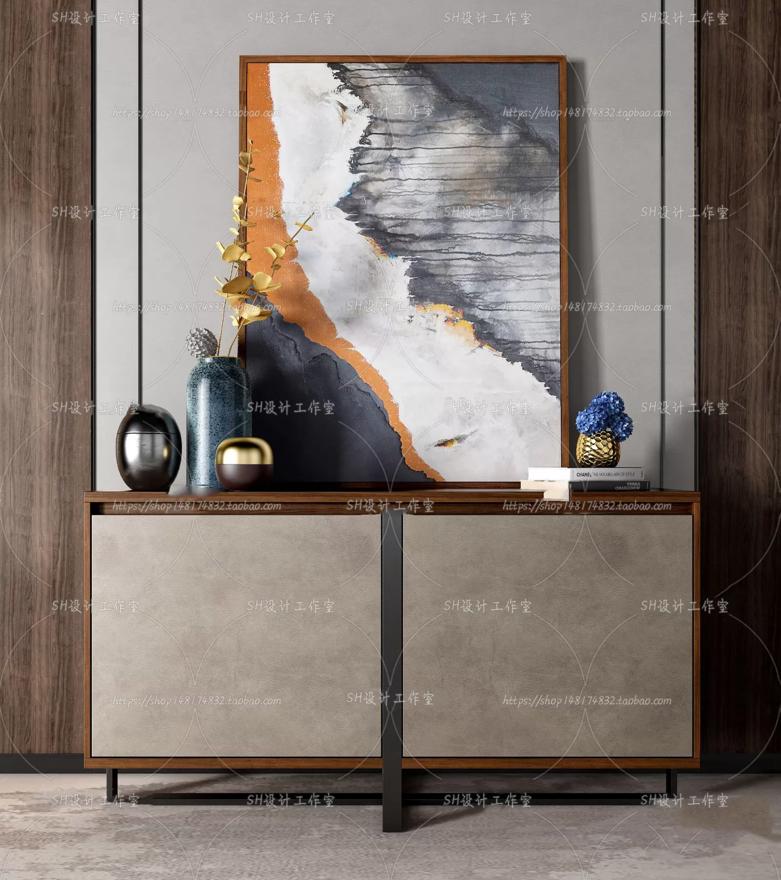 Side Cabinets – 3D Models – 0028