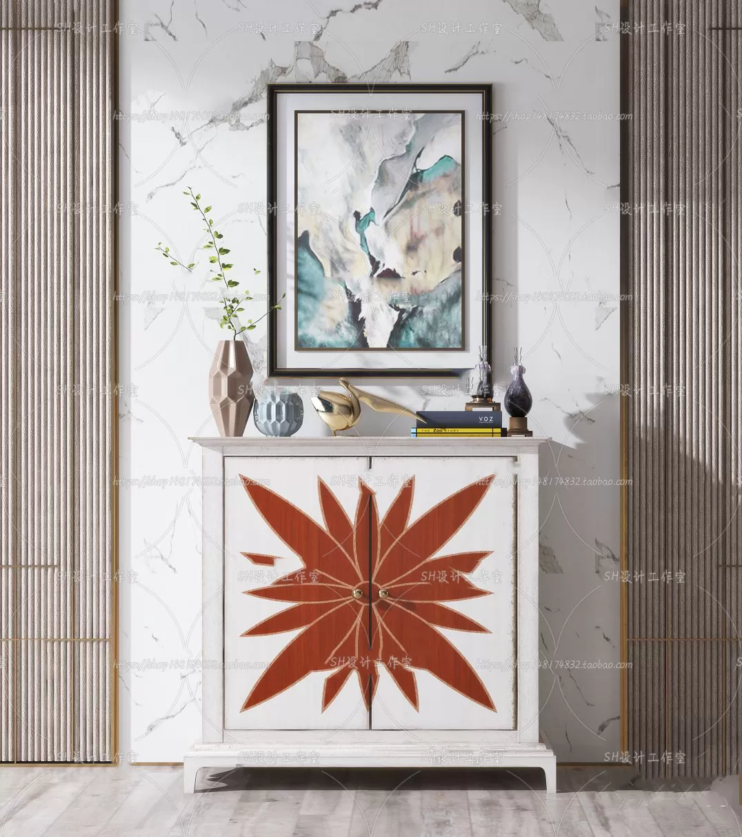 Side Cabinets – 3D Models – 0032