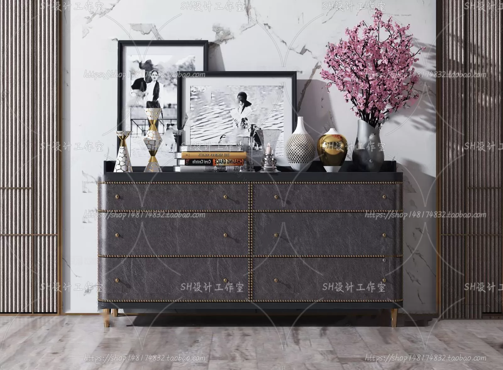 Side Cabinets – 3D Models – 0041