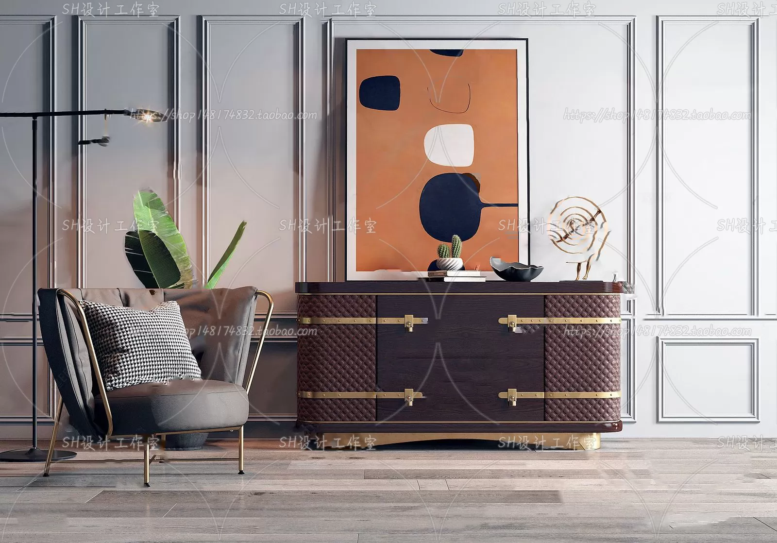 Side Cabinets – 3D Models – 0044