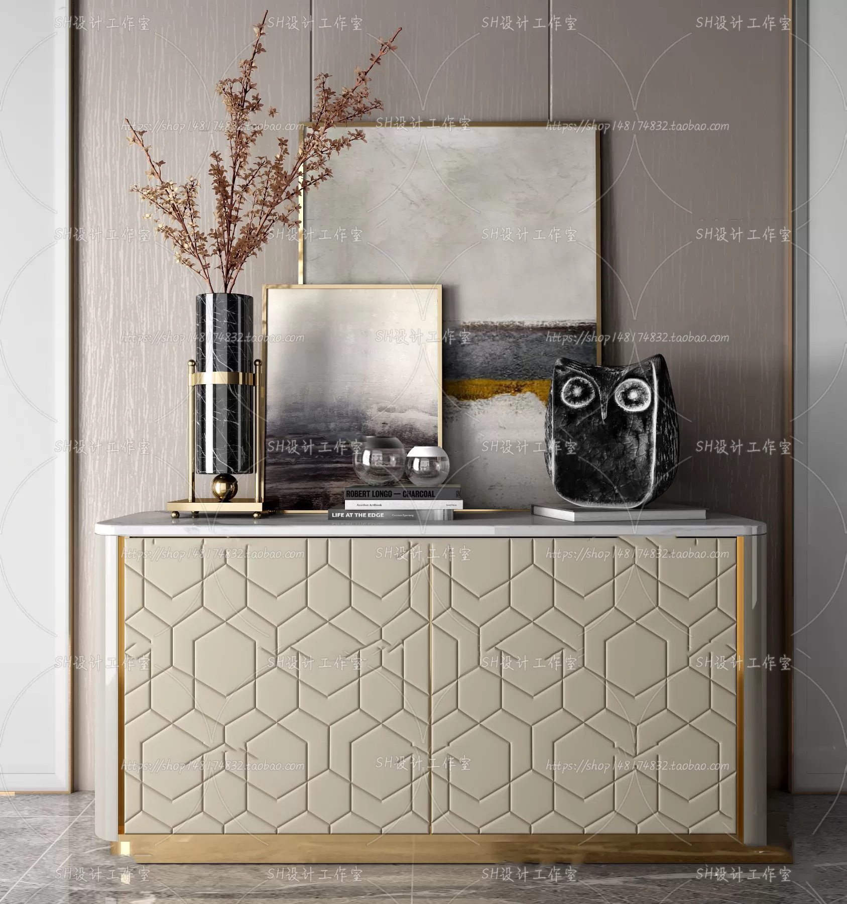 Side Cabinets – 3D Models – 0047