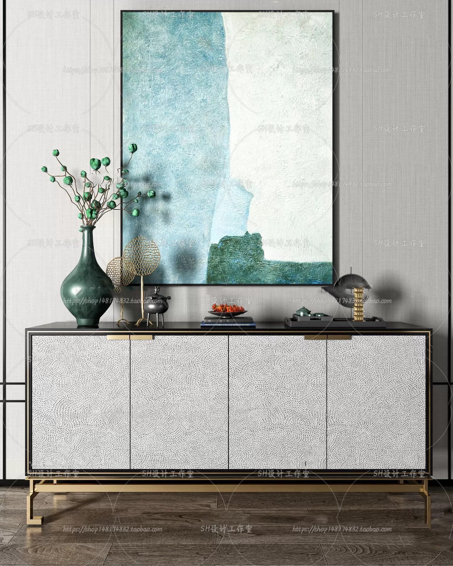 Side Cabinets – 3D Models – 0051