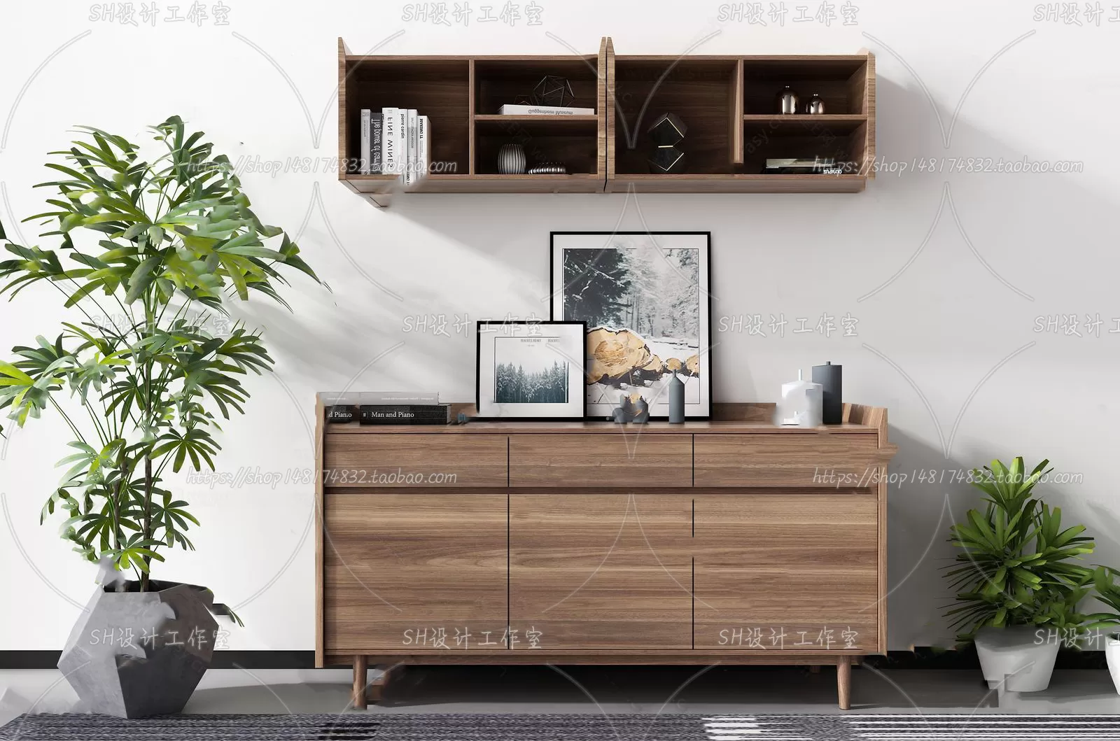 Side Cabinets – 3D Models – 0065