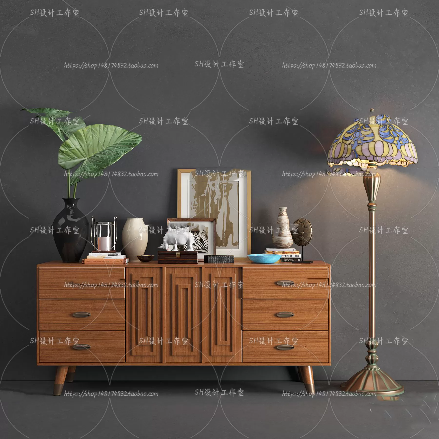 Side Cabinets – 3D Models – 0067