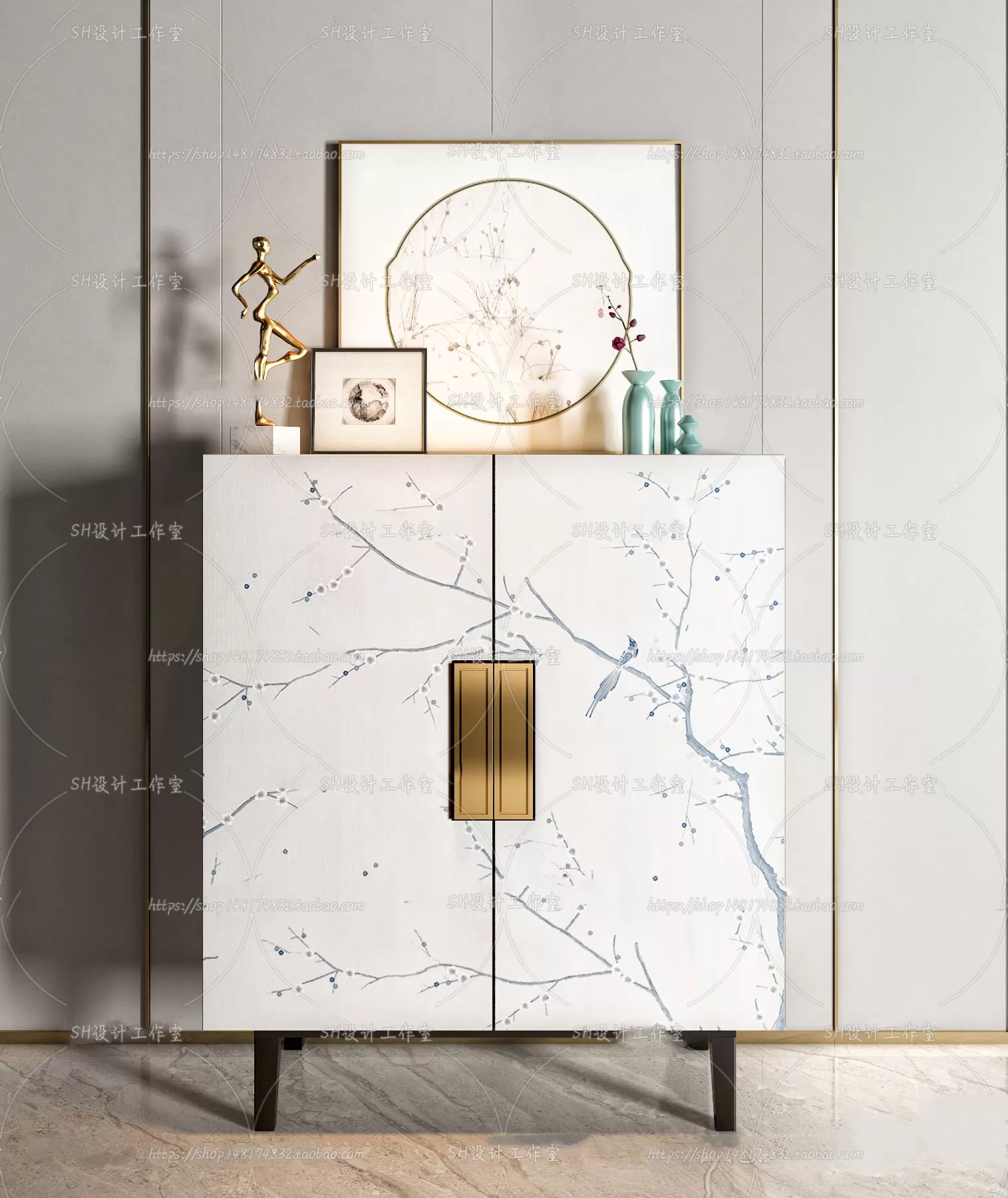 Side Cabinets – 3D Models – 0076