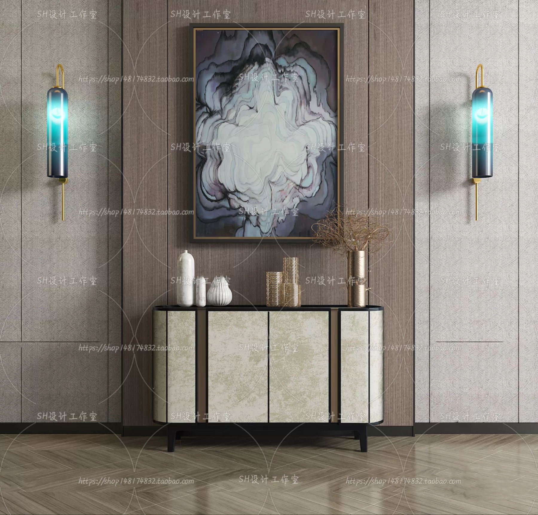 Side Cabinets – 3D Models – 0082