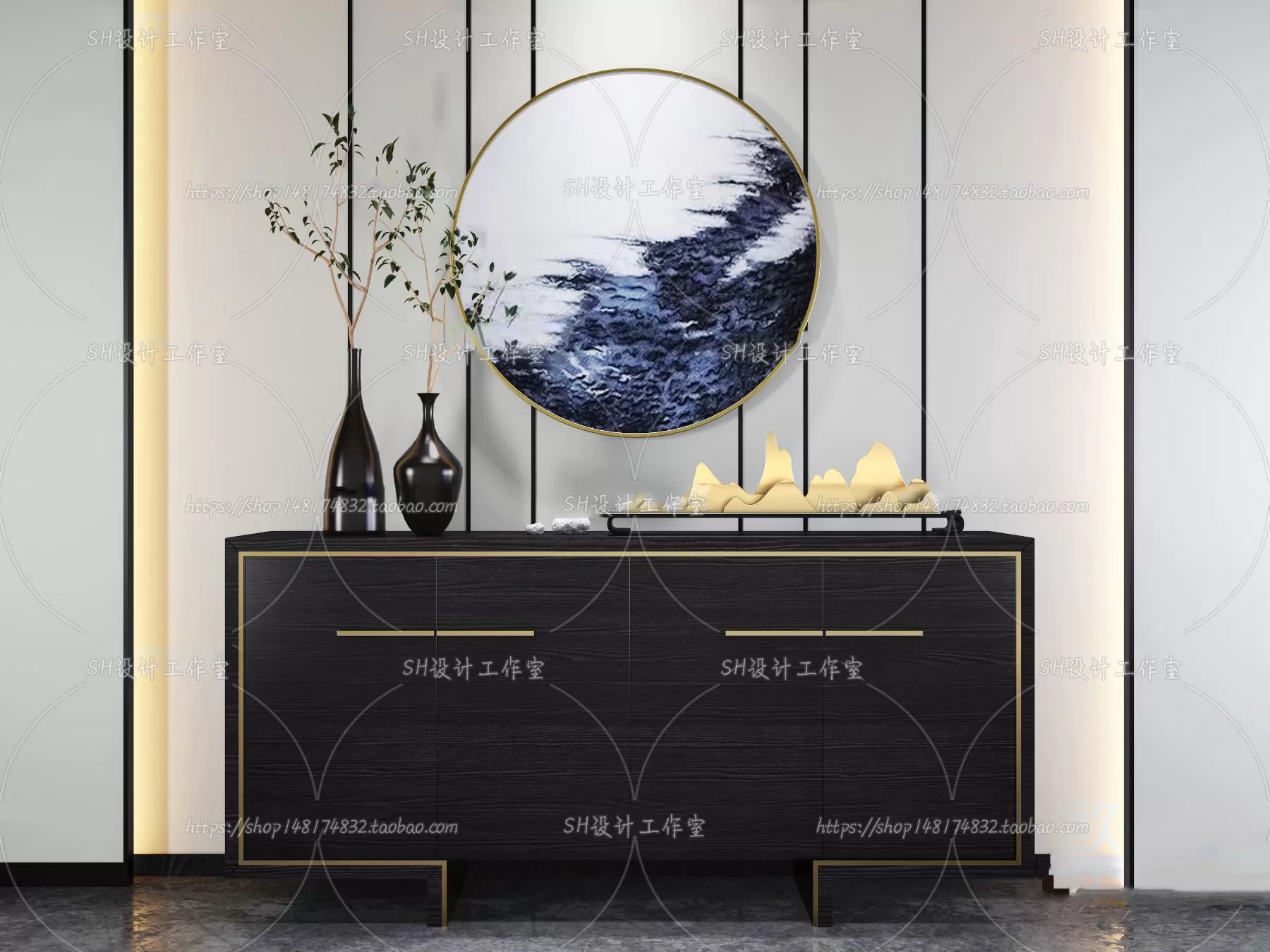 Side Cabinets – 3D Models – 0085