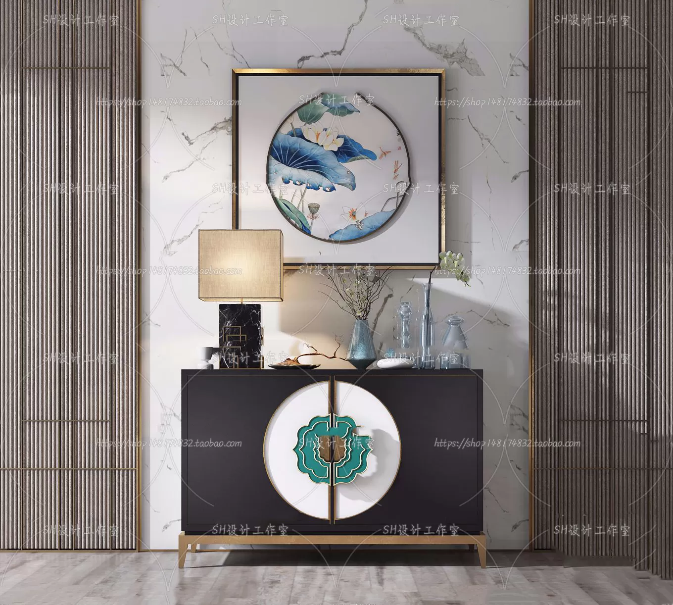 Side Cabinets – 3D Models – 0087