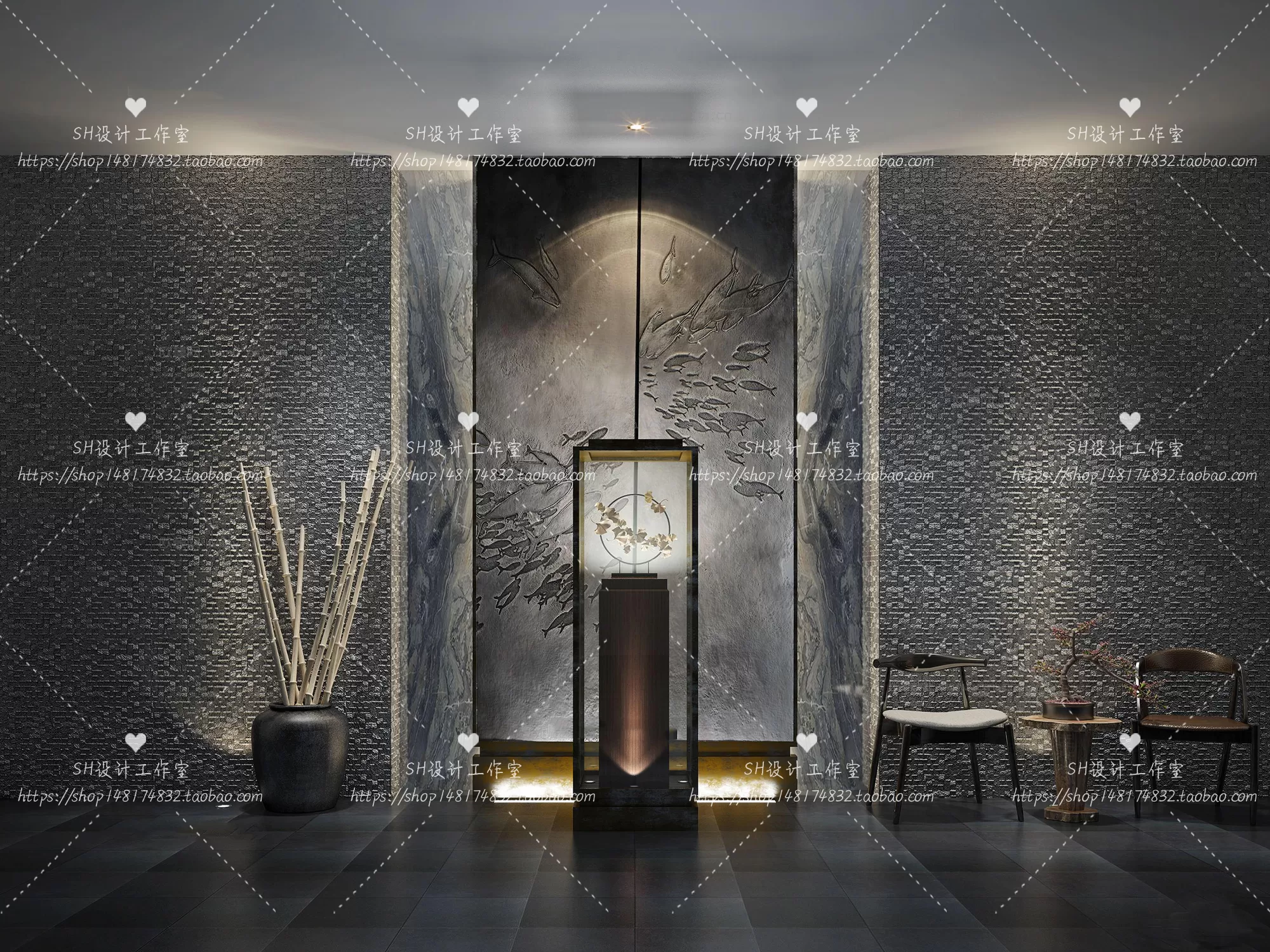 Side Cabinets – 3D Models – 0111