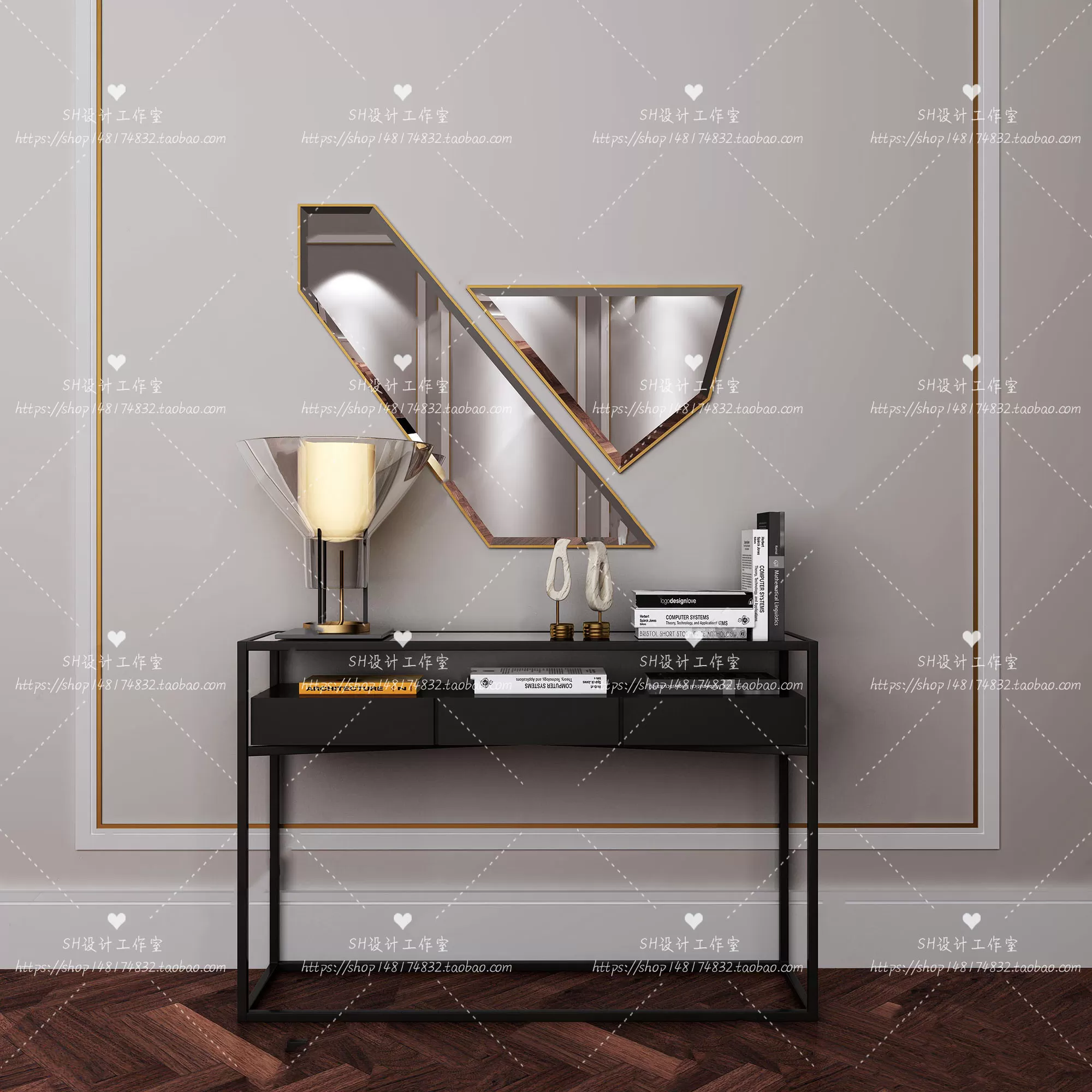 Side Cabinets – 3D Models – 0121