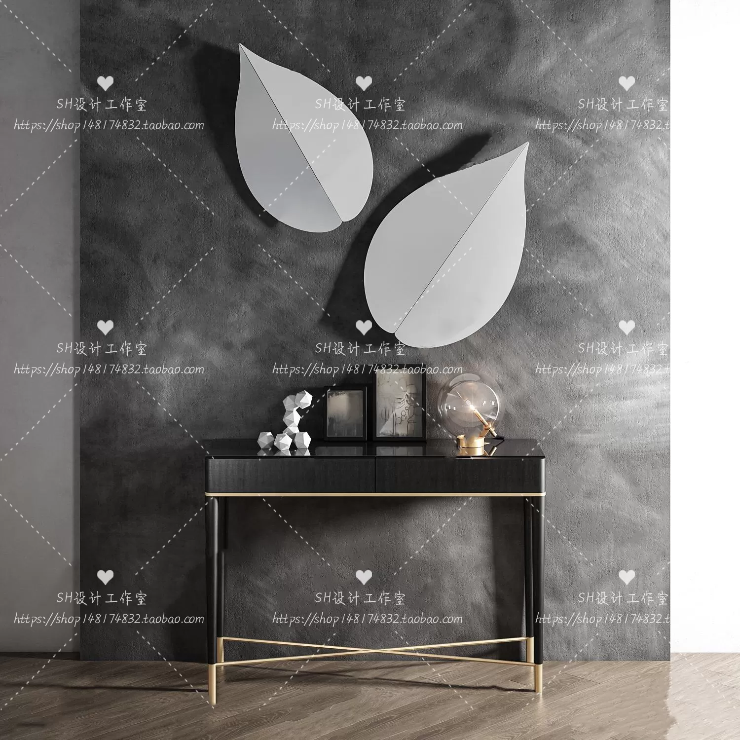 Side Cabinets – 3D Models – 0122