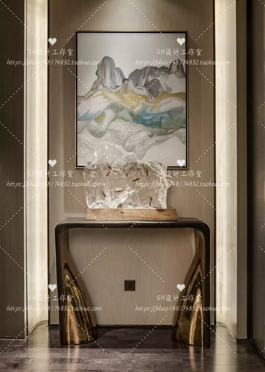 Side Cabinets – 3D Models – 0127