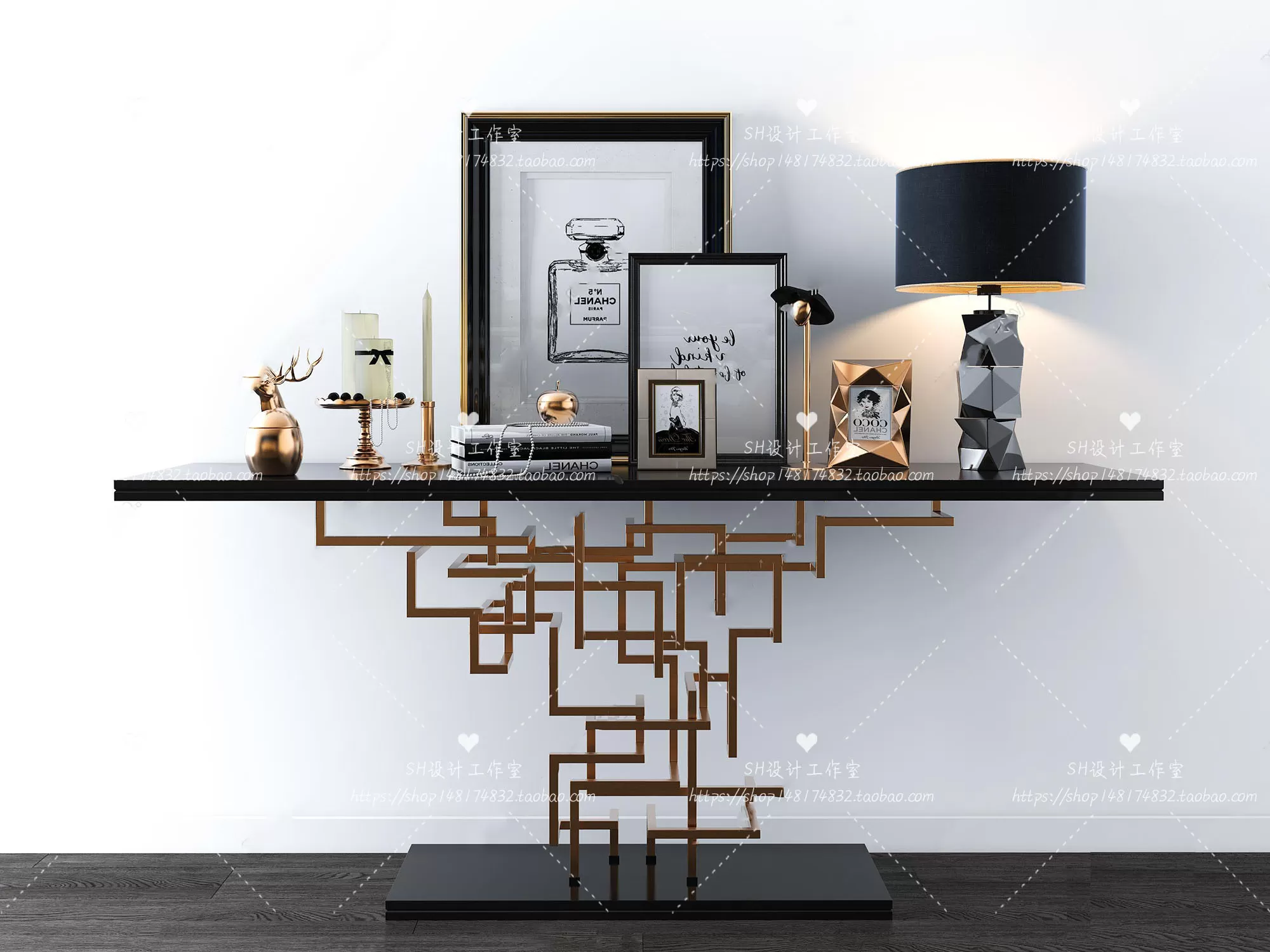 Side Cabinets – 3D Models – 0130