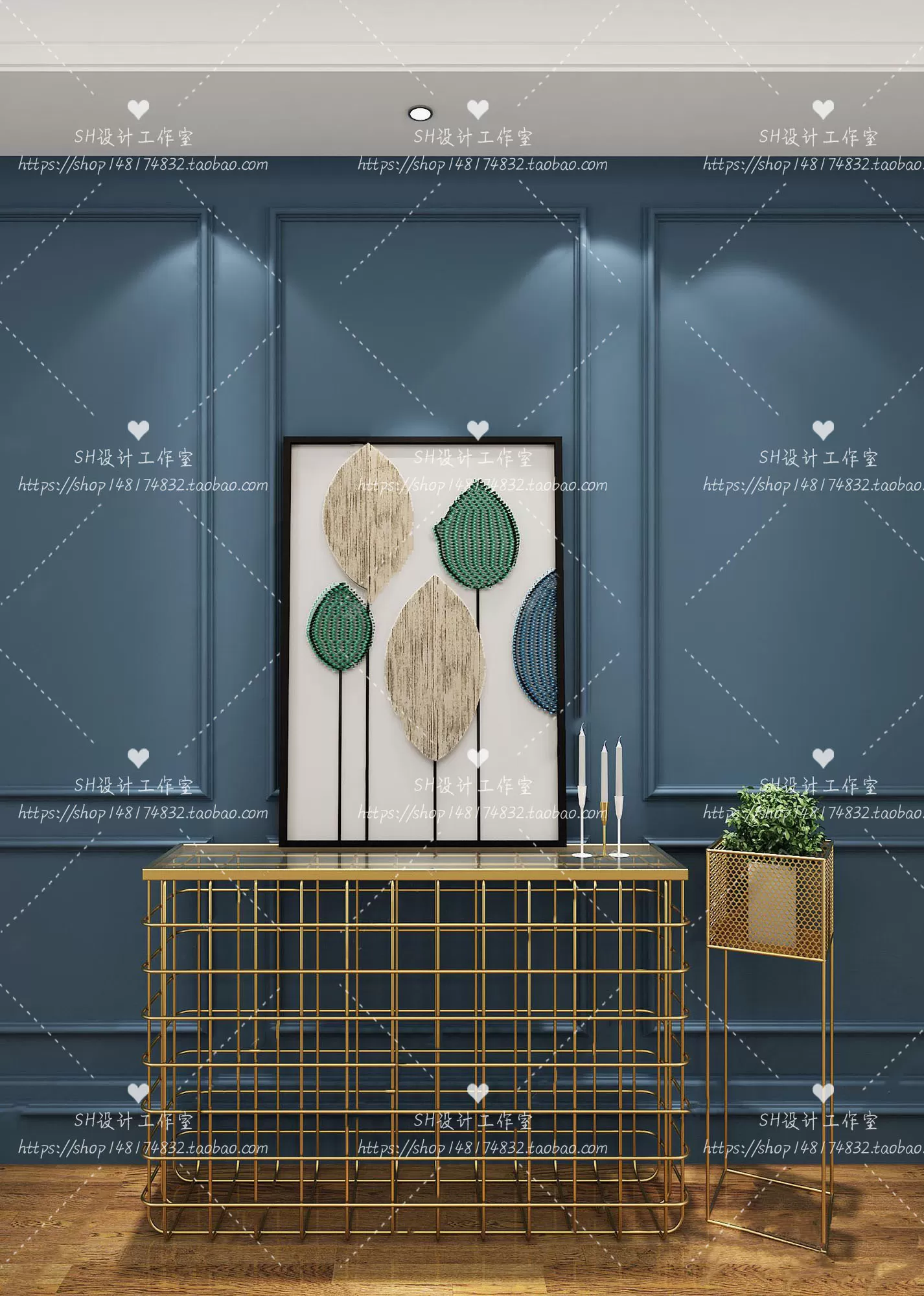 Side Cabinets – 3D Models – 0144