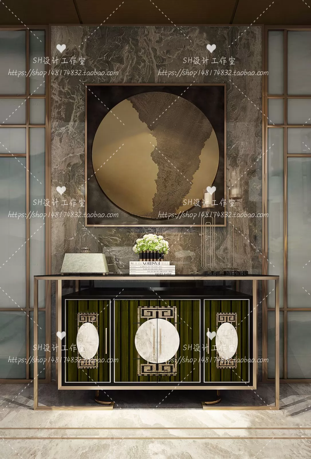 Side Cabinets – 3D Models – 0145