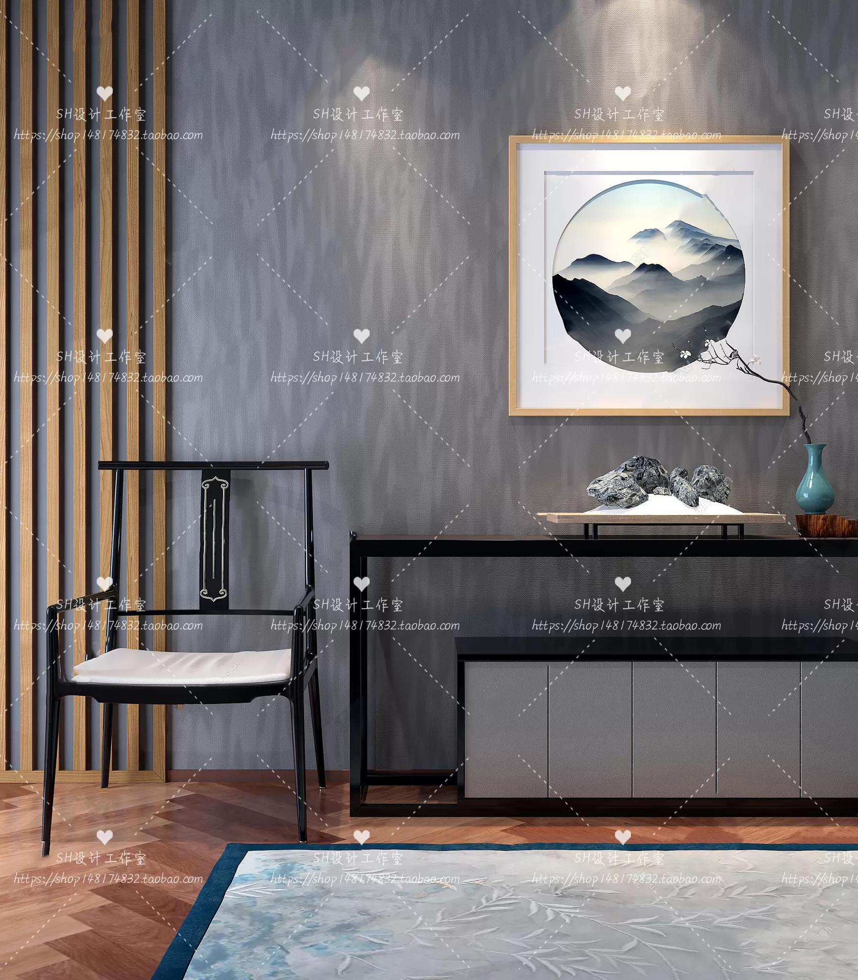 Side Cabinets – 3D Models – 0163